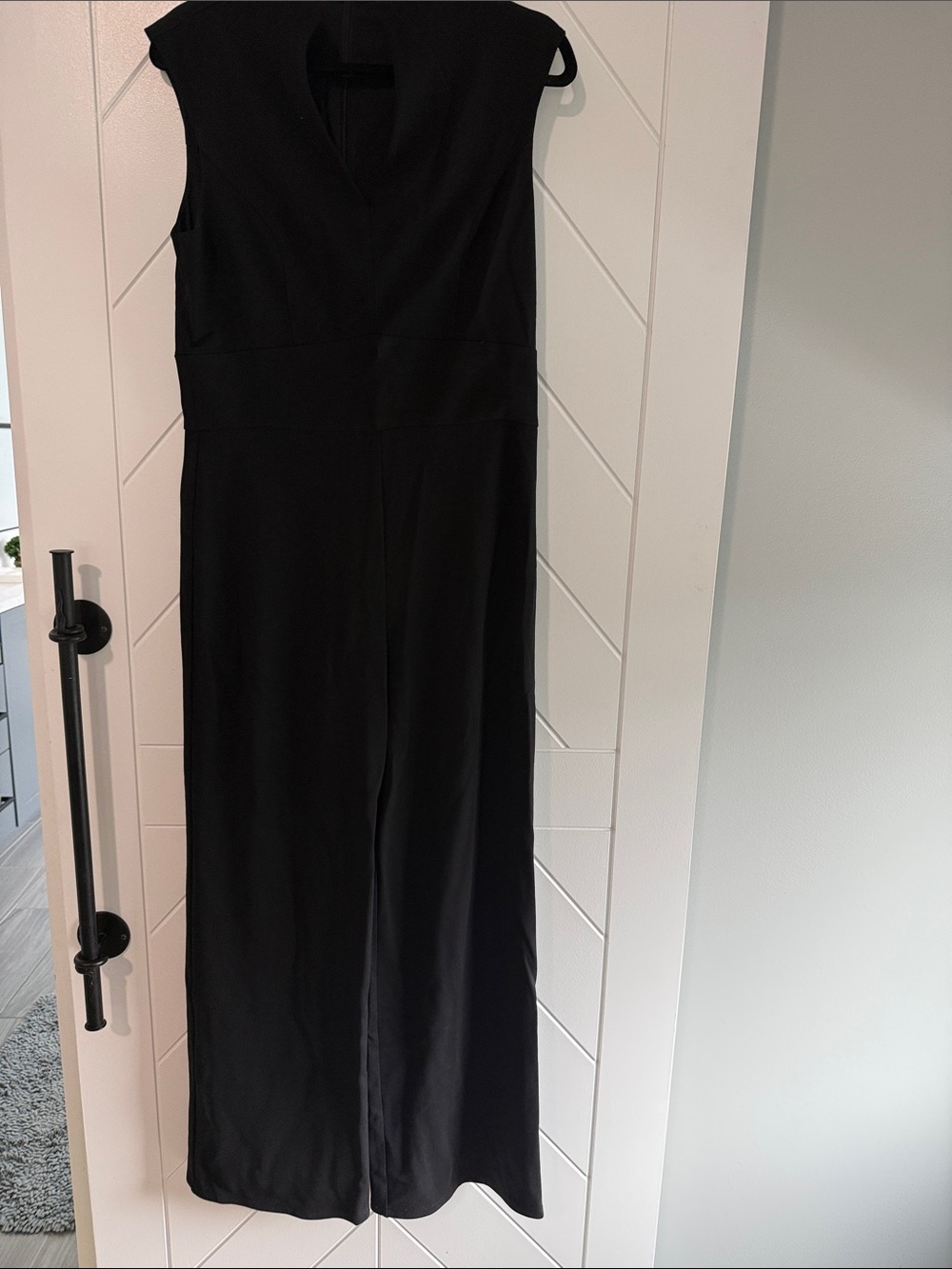 Jude Connally Kendall Black Sleeveless Wide Leg Jumpsuit Size 2